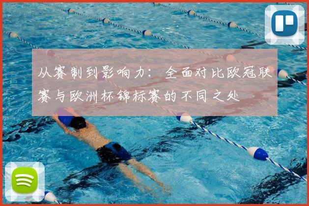 从赛制到影响力：全面对比欧冠联赛与欧洲杯锦标赛的不同之处